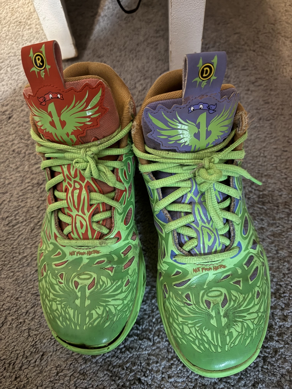 Mens Lamelo TMNT raphael And Donatello (Sole Needs To Be Repaired)